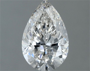 Picture of Natural Diamond 0.60 Carats, Pear with  Cut, I Color, VS1 Clarity and Certified by GIA