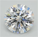 Del inventario de diamantes de laboratorio, 2.61 quilates, Redondo , Color D, claridad VVS1 y certificado GIA
