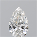 Natural Diamond 0.52 Carats, Pear with  Cut, G Color, VS1 Clarity and Certified by GIA