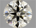 Diamante Natural 0.90 quilates, Redondo , Color M, claridad VVS1 y certificado GIA