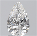 Natural Diamond 0.97 Carats, Pear with  Cut, E Color, VVS2 Clarity and Certified by GIA
