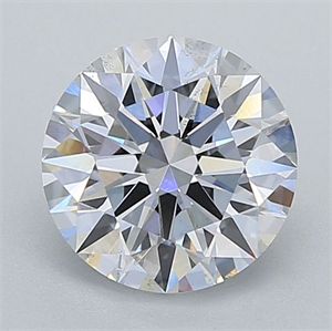 Picture of Lab Grown Diamond 1.51 Carats, Round with Ideal Cut, D Color, VS2 Clarity and Certified by IGI