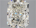 Natural Diamond 3.50 Carats, Radiant with  Cut, H Color, SI2 Clarity and Certified by HRD