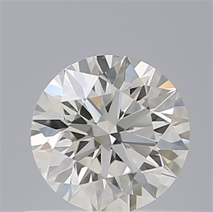 Foto Diamante Natural 0.42 quilates, Redondo , Color H, claridad IF y certificado GIA de
