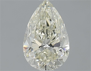 Picture of Natural Diamond 1.01 Carats, Pear with  Cut, K Color, VS2 Clarity and Certified by IGI