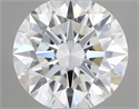Lab Grown Diamond 1.07 Carats, Round with Ideal Cut, D Color, VVS2 Clarity and Certified by IGI