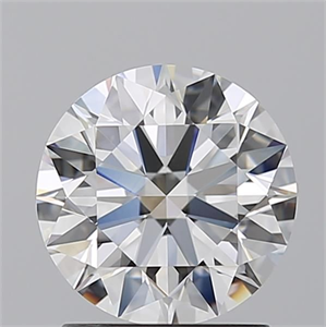 Foto Diamante Natural 1.57 quilates, Redondo , Color H, claridad VVS2 y certificado GIA de