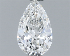 Foto Diamante Natural 0.36 quilates, De pera , Color G, claridad VVS2 y certificado GIA de
