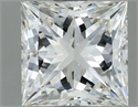 Natural Diamond 1.21 Carats, Princess with  Cut, I Color, VVS1 Clarity and Certified by IGI