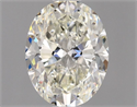 Natural Diamond 1.01 Carats, Oval with  Cut, J Color, VS2 Clarity and Certified by GIA