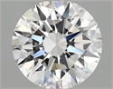 Del inventario de diamantes de laboratorio, 2.07 quilates, Redondo , Color F, claridad VVS2 y certificado IGI