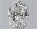 Diamante Natural 0.66 quilates, Ovalado , Color E, claridad SI1 y certificado GIA