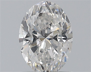 Foto Diamante Natural 0.66 quilates, Ovalado , Color E, claridad SI1 y certificado GIA de