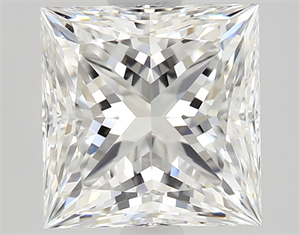 Foto Diamante Natural 1.41 quilates, Princesa , Color E, claridad VVS1 y certificado GIA de