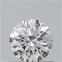 Natural Diamond 0.57 Carats, Round with Excellent Cut, G Color, VVS1 Clarity and Certified by GIA