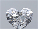 Natural Diamond 0.31 Carats, Heart with  Cut, D Color, VVS2 Clarity and Certified by GIA