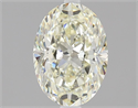 Natural Diamond 1.50 Carats, Oval with  Cut, J Color, VVS1 Clarity and Certified by IGI