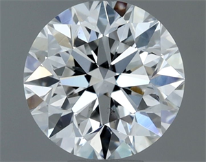 Foto Diamante Natural 0.70 quilates, Redondo , Color E, claridad VS2 y certificado GIA de