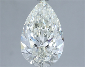 Picture of Natural Diamond 3.50 Carats, Pear with  Cut, I Color, SI1 Clarity and Certified by IGI