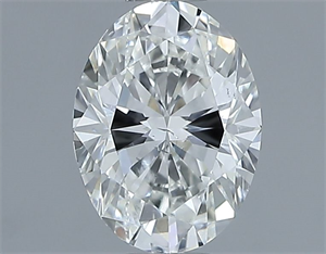 Picture of Natural Diamond 1.01 Carats, Oval with  Cut, H Color, SI2 Clarity and Certified by GIA
