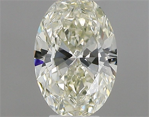 Picture of Natural Diamond 0.33 Carats, Oval with  Cut, K Color, VVS1 Clarity and Certified by IGI
