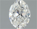 Natural Diamond 1.00 Carats, Oval with  Cut, F Color, VS1 Clarity and Certified by GIA
