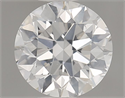 Natural Diamond 0.90 Carats, Round with Excellent Cut, F Color, SI1 Clarity and Certified by GIA