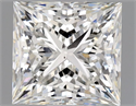 Natural Diamond 1.20 Carats, Princess with  Cut, G Color, SI2 Clarity and Certified by GIA