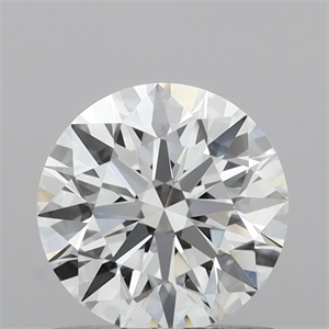 Picture of Lab Grown Diamond 0.87 Carats, Round with Ideal Cut, D Color, IF Clarity and Certified by IGI
