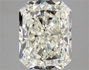 Picture of Natural Diamond 3.01 Carats, Radiant with  Cut, J Color, VS1 Clarity and Certified by GIA