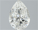 Natural Diamond 1.51 Carats, Pear with  Cut, I Color, SI2 Clarity and Certified by GIA