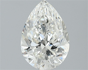 Picture of Natural Diamond 1.51 Carats, Pear with  Cut, I Color, SI2 Clarity and Certified by GIA
