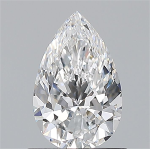 Picture of Natural Diamond 0.80 Carats, Pear with  Cut, D Color, FL Clarity and Certified by GIA
