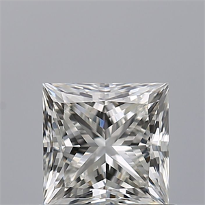 Picture of Natural Diamond 0.80 Carats, Princess with  Cut, H Color, VVS2 Clarity and Certified by GIA