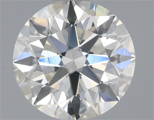 Picture of Natural Diamond 1.01 Carats, Round with Excellent Cut, I Color, VS1 Clarity and Certified by GIA