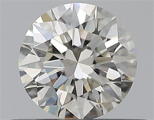Picture of Natural Diamond 0.46 Carats, Round with Excellent Cut, I Color, VS2 Clarity and Certified by GIA