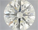 Diamante Natural 0.82 quilates, Redondo , Color J, claridad VVS2 y certificado IGI