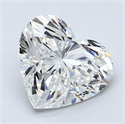 Natural Diamond 2.21 Carats, Heart with  Cut, G Color, VS2 Clarity and Certified by GIA