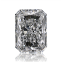 Natural Diamond 0.70 Carats, Radiant with  Cut, E Color, VVS1 Clarity and Certified by GIA