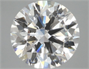 Del inventario de diamantes de laboratorio, 3.85 quilates, Redondo , Color F, claridad VS2 y certificado IGI