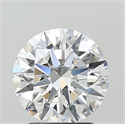 Lab Grown Diamond 2.51 Carats, Round with Ideal Cut, E Color, VVS2 Clarity and Certified by IGI