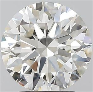 Picture of Natural Diamond 2.50 Carats, Round with Excellent Cut, I Color, SI1 Clarity and Certified by GIA