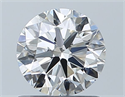 Natural Diamond 0.90 Carats, Round with Very Good Cut, G Color, VVS2 Clarity and Certified by GIA