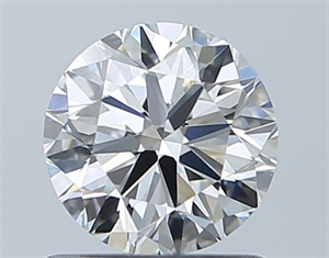 Picture of Natural Diamond 0.90 Carats, Round with Very Good Cut, G Color, VVS2 Clarity and Certified by GIA