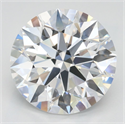 Lab Grown Diamond 3.36 Carats, Round with Ideal Cut, D Color, IF Clarity and Certified by IGI