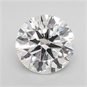 Lab Grown Diamond 1.00 Carats, Round with Excellent Cut, D Color, VVS2 Clarity and Certified by IGI