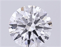 Lab Grown Diamond 1.18 Carats, Round with Ideal Cut, D Color, VVS2 Clarity and Certified by IGI