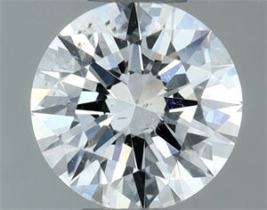 Picture of Natural Diamond 0.70 Carats, Round with Very Good Cut, F Color, SI1 Clarity and Certified by IGI