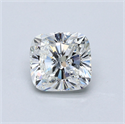 Natural Diamond 3.37 Carats, Cushion with  Cut, H Color, SI1 Clarity and Certified by GIA
