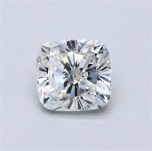 Picture of Natural Diamond 3.37 Carats, Cushion with  Cut, H Color, SI1 Clarity and Certified by GIA